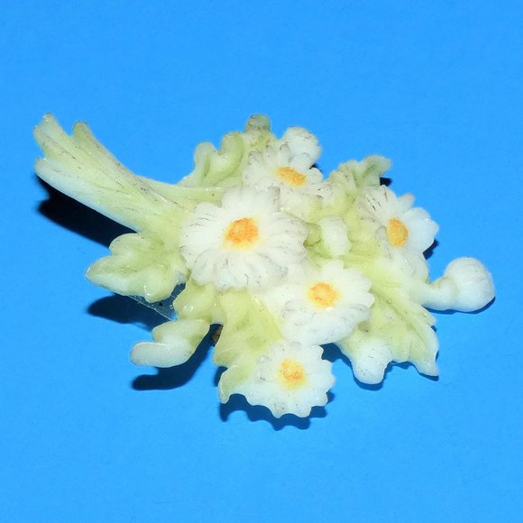 Vintage Seraphim Classics DAISY BOUQUET Brooch Pin 2001 Roman Inc Spring Flowers - Picture 4 of 7